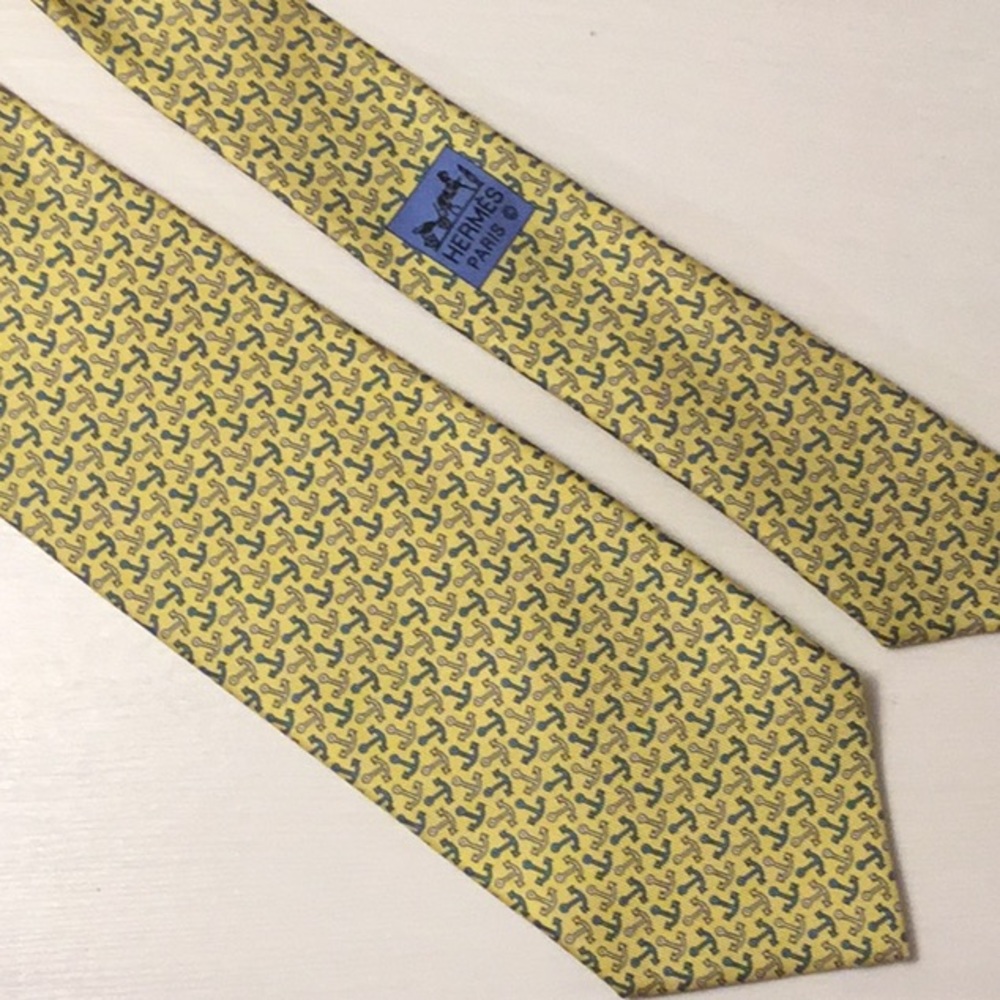 Hermès Whimsical Print Necktie